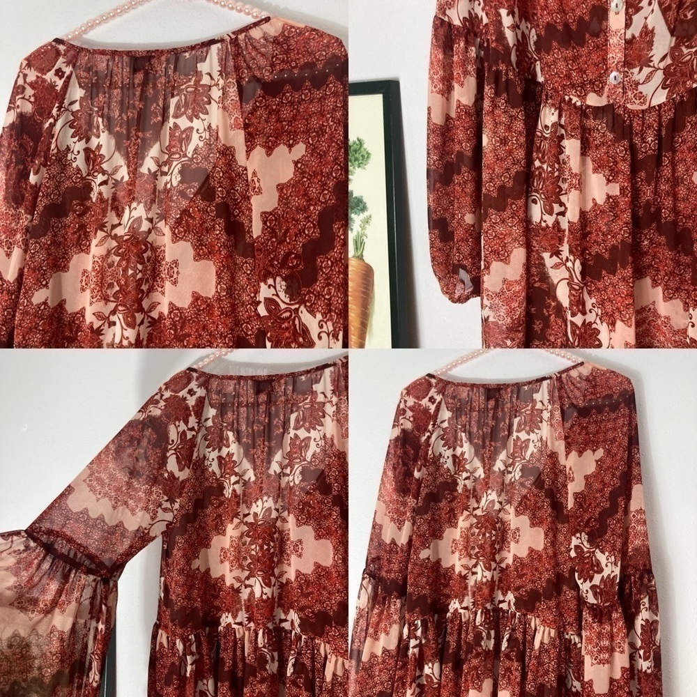 Show Me Your Mumu sheer Sienna Swing dress size M - Picture 2 of 16